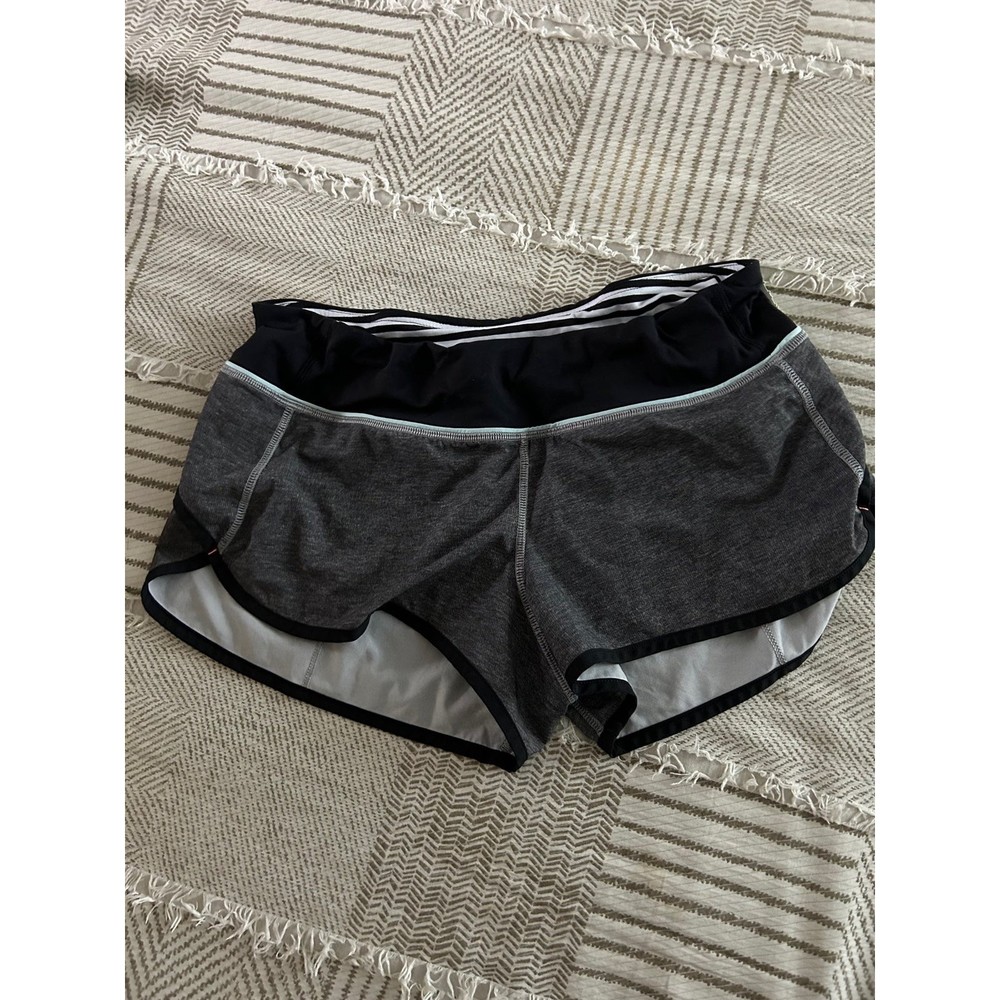 Lululemon Speed Shorts in Heather Gray